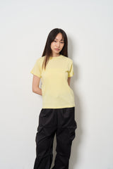 SHORT SLEEVE COMPACT TEE W'S(ウイメンズ 半袖コンパクトTシャツ) 6010