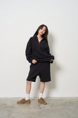 DOUBLE PILE FLEECE HALF ZIP PULLOVER(ダブルパイルフリースハーフジッププルオーバー) 9150