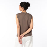 NO SLEEVE COMPACT TEE W'S(ウイメンズノースリーブコンパクトTシャツ)| GOAT(ゴート)