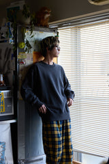 【LIMITED】FADED CREW NECK SWEAT 13.5OZ BLACK (フェードクルーネックスウェット 13.5オンス) 8063