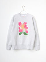 PINK FLOWER CREW SWEAT 15.5oz(ピンクフラワークルースウェット) 7006