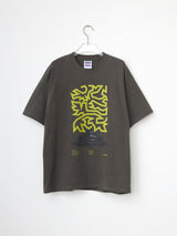 YELLOW FLOWER SHORT SLEEVE TEE 7oz(イエローフラワーTシャツ) 7002