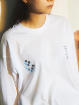 FOILED FLOWER LOGO LONG SLEEVE TEE 7oz(ロングTシャツ) 7005