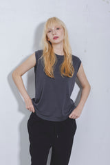 NO SLEEVE COMPACT TEE W'S(ウイメンズノースリーブコンパクトTシャツ) 6011