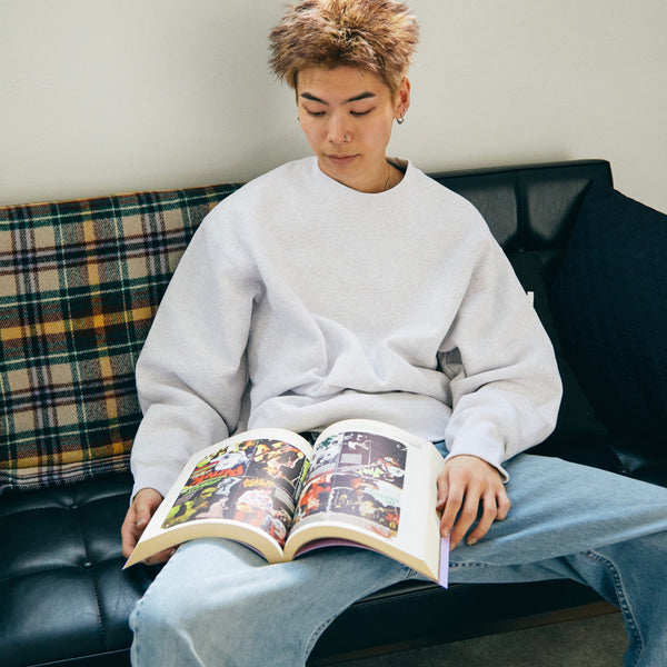 えごvictorian sleeve sweat OLD ENGLISH LOGO SWEAT（BLACK） – to spare