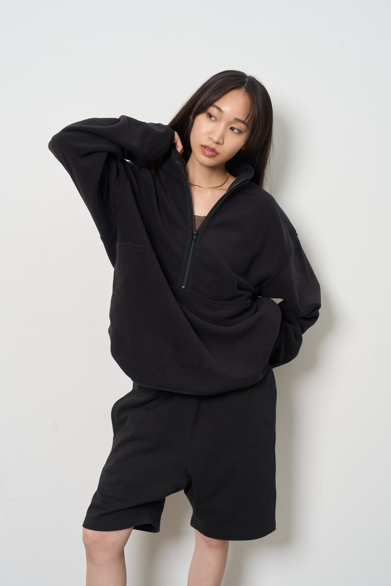 DOUBLE PILE FLEECE HALF ZIP PULLOVER（ダブルパイルフリースハーフ
