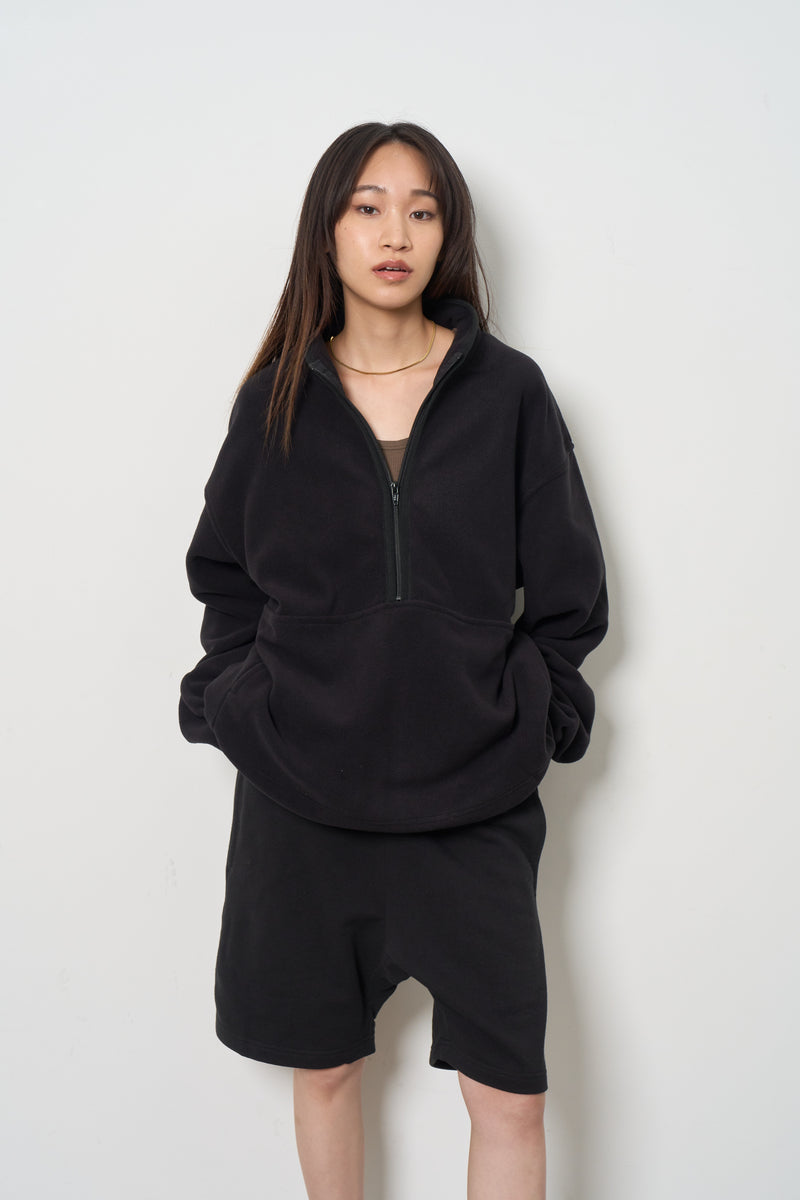 DOUBLE PILE FLEECE HALF ZIP PULLOVER（ダブルパイルフリースハーフ