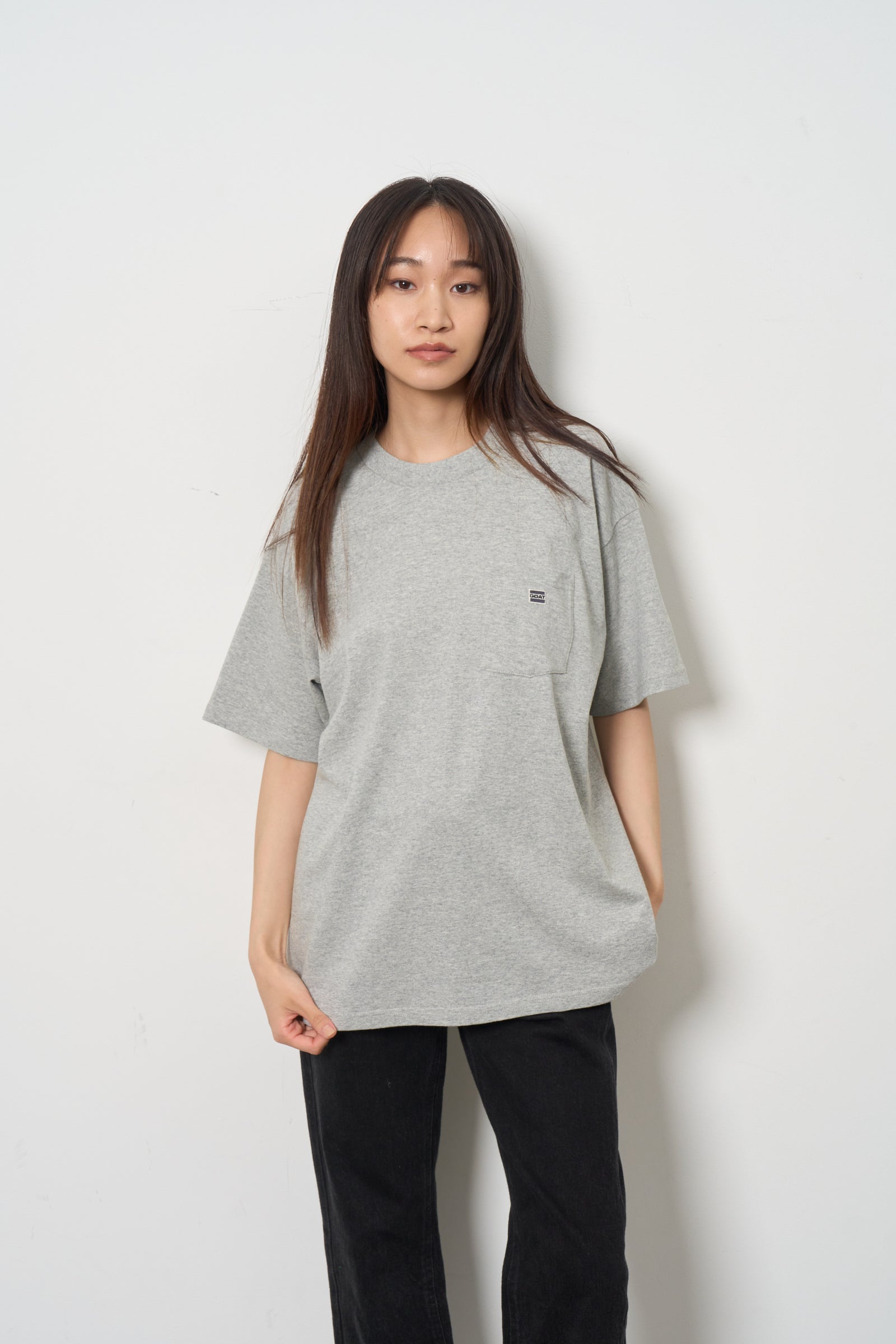 EMBLEM SHORT SLEEVE POCKET TEE 7oz（エンブレム半袖ポケットTシャツ7