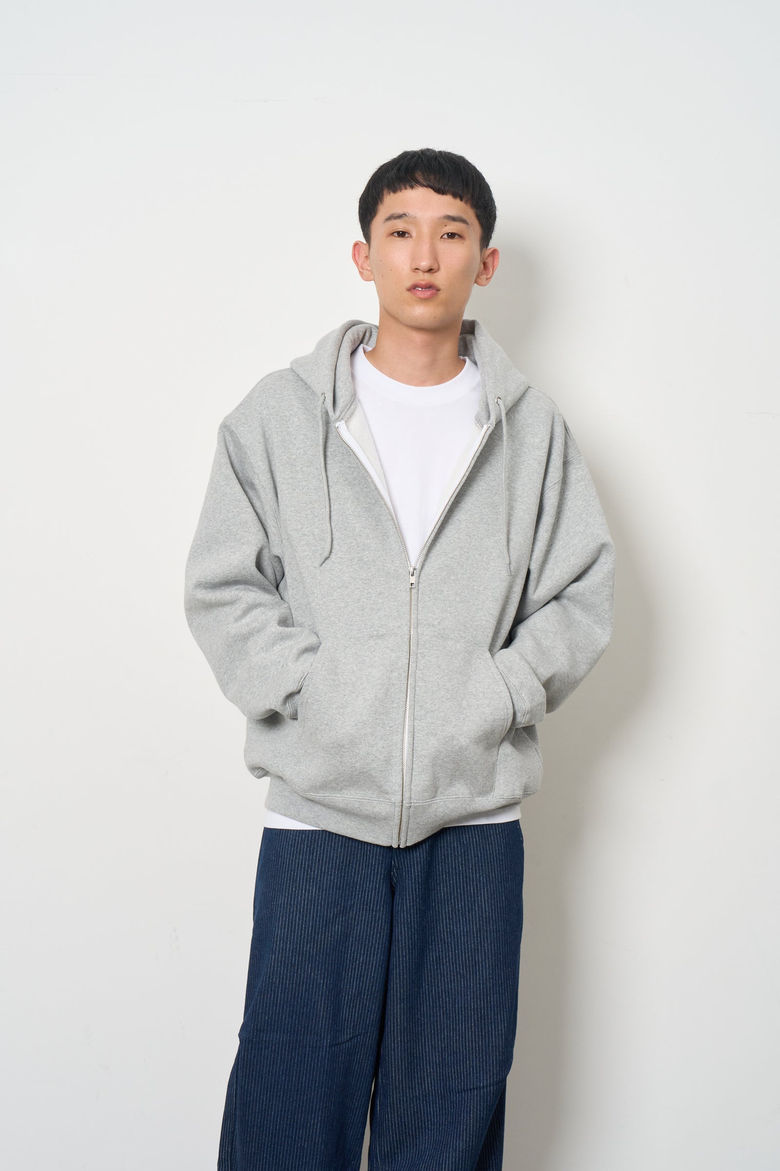 FLEECE ZIP HOODIE 15.5oz（裏起毛スウェットジップパーカー15.5オンス