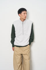 DOUBLE PILE FLEECE HALF ZIP VEST（ダブルパイルフリースハーフジップベスト）  9151