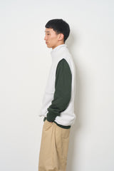 DOUBLE PILE FLEECE HALF ZIP VEST（ダブルパイルフリースハーフジップベスト）  9151