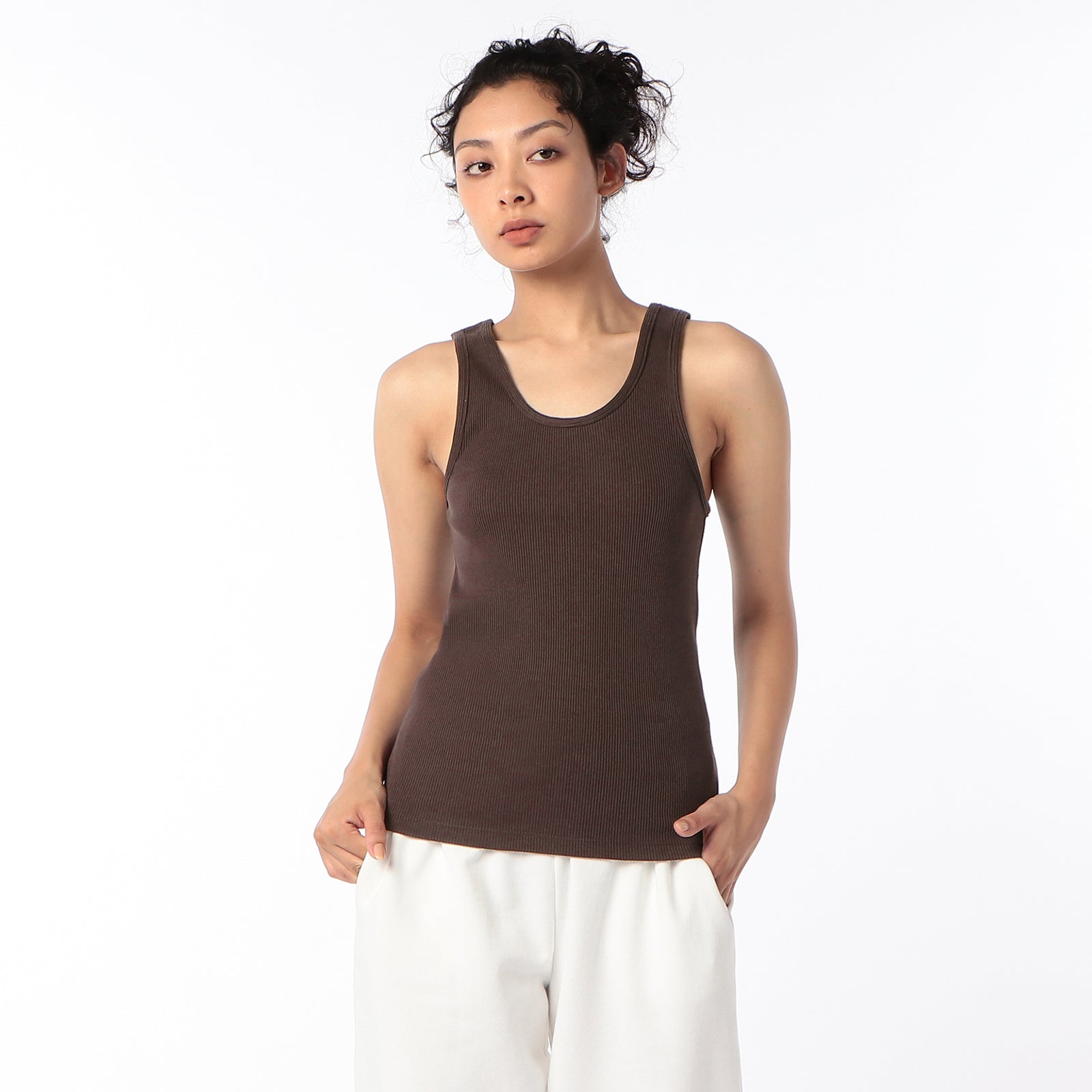 RIB TANK TOP W'S（ウイメンズリブタンクトップ）| GOAT（ゴート