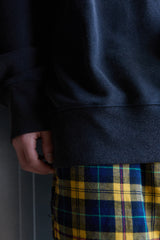 【LIMITED】FADED CREW NECK SWEAT 13.5OZ　BLACK (フェードクルーネックスウェット 13.5オンス) 8063
