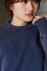 【LIMITED】FADED CREW NECK SWEAT 13.5OZ　NAVY (フェードクルーネックスウェット 13.5オンス) 8063