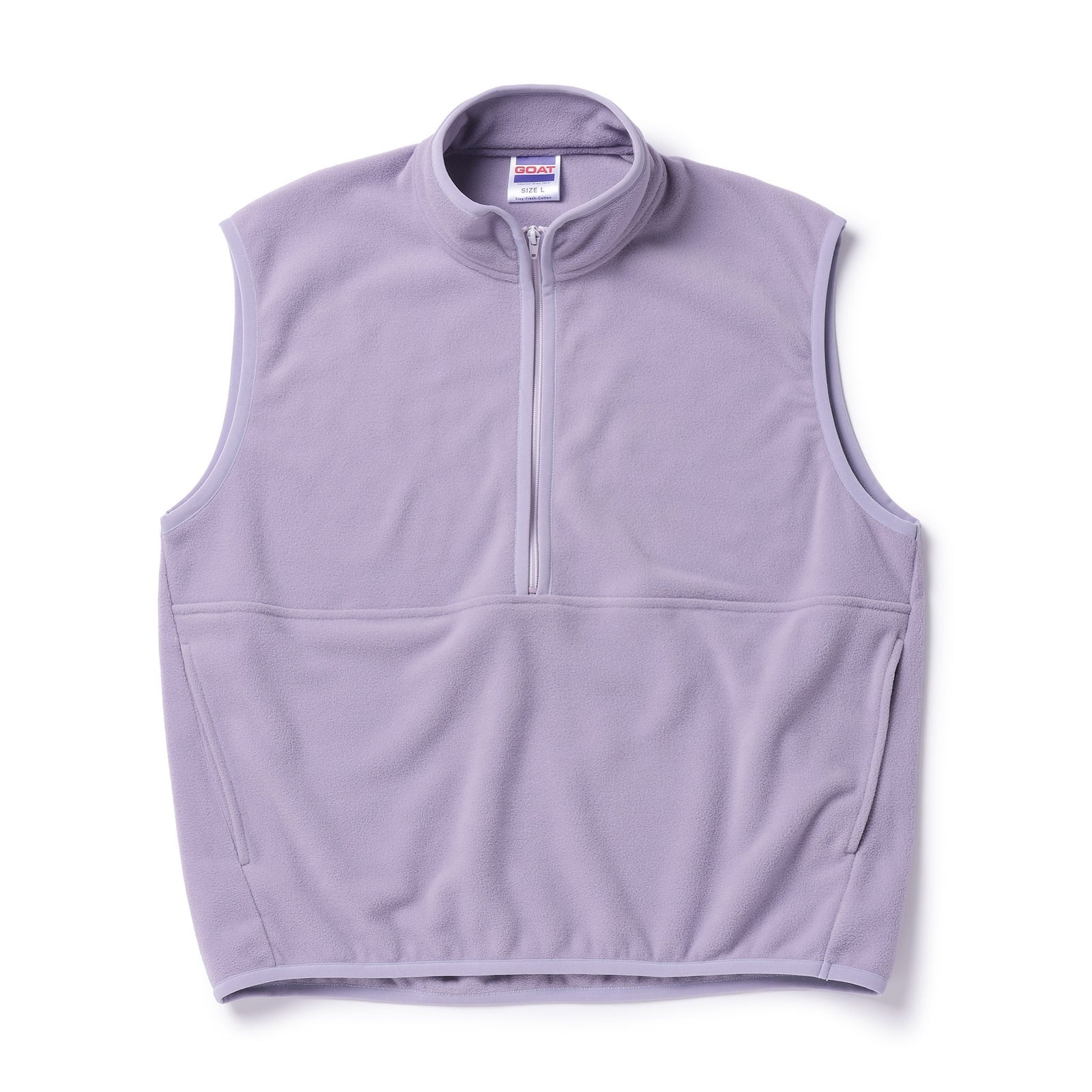 DOUBLE PILE FLEECE HALF ZIP VEST（ダブルパイルフリースジップ