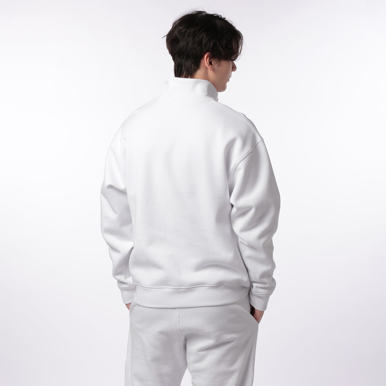 FLEECE HALF ZIP PULLOVER 15.5oz（裏起毛ハーフジッププル