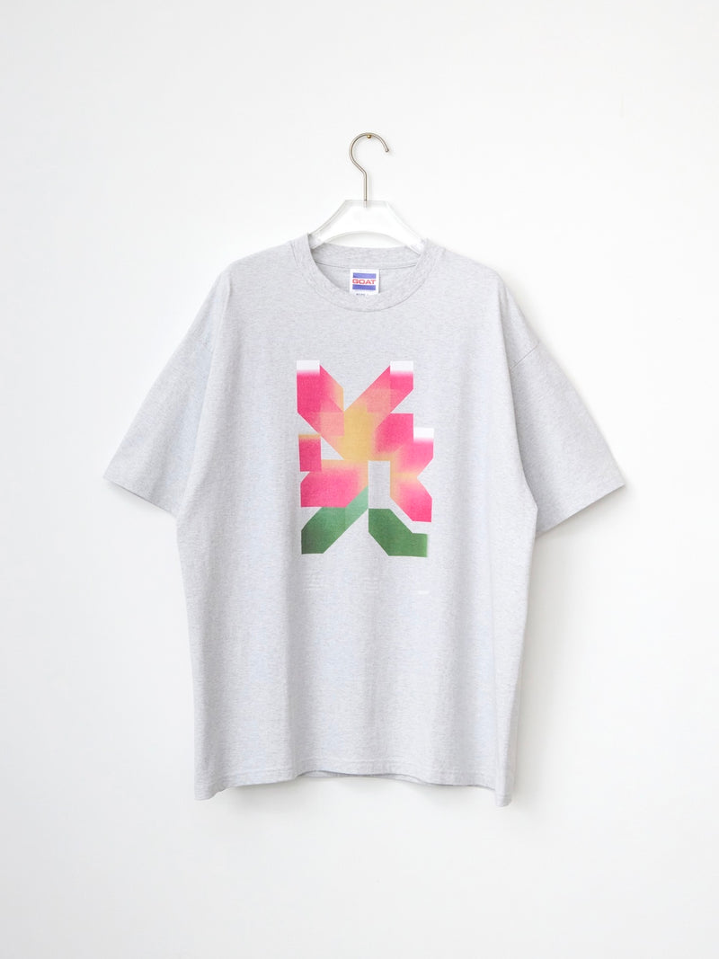 PINK FLOWER SHORT SLEEVE TEE 7oz(ピンクフラワーTシャツ) 7001