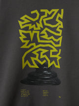 YELLOW FLOWER CREW SWEAT 15.5oz(イエローフラワークルースウェット) 7007