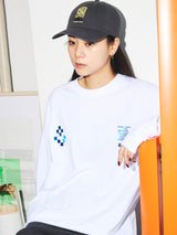 FOILED FLOWER LOGO LONG SLEEVE TEE 7oz(ロングTシャツ) 7005