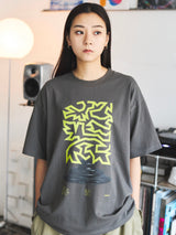 YELLOW FLOWER SHORT SLEEVE TEE 7oz(イエローフラワーTシャツ) 7002