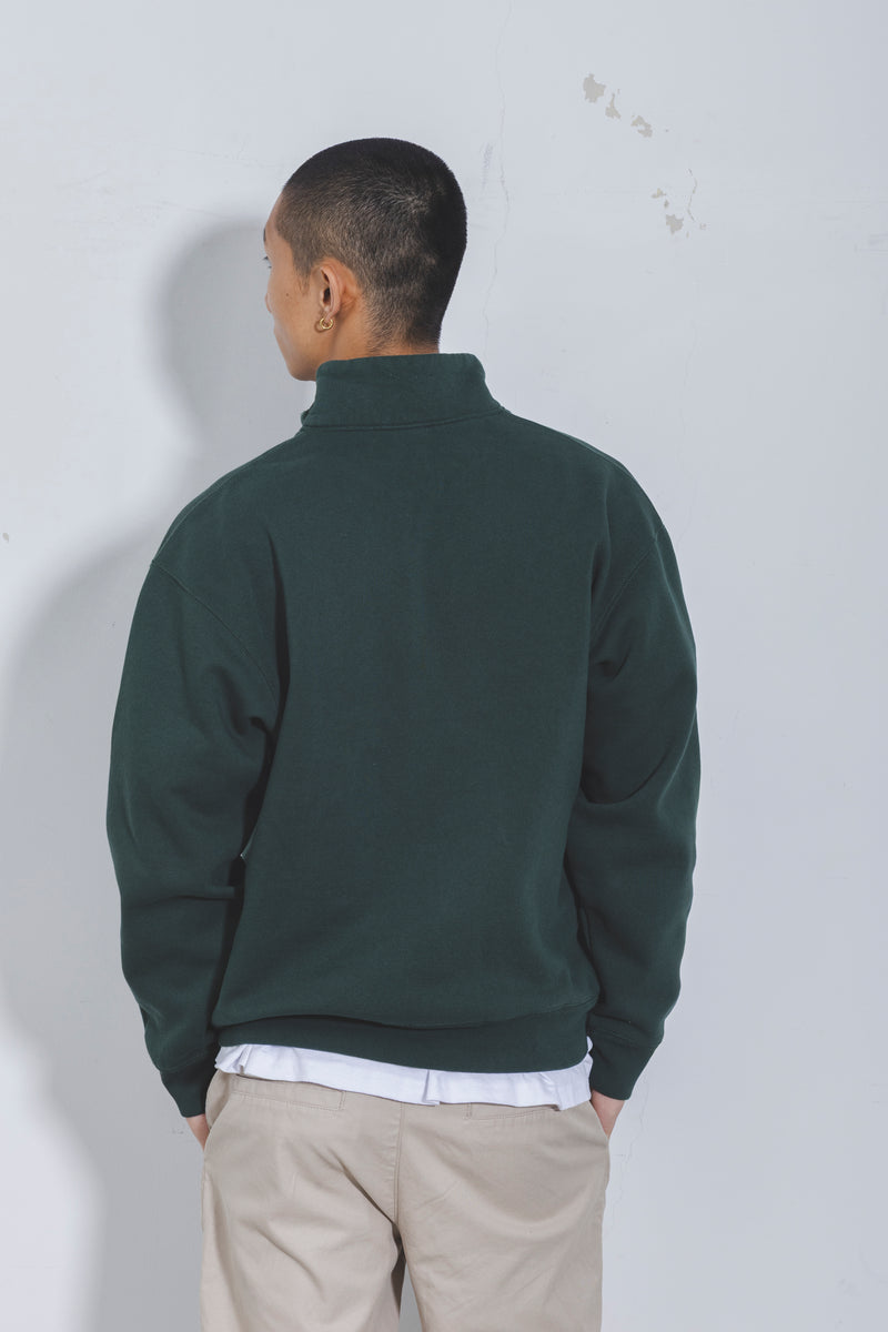 FLEECE HALF ZIP PULLOVER 15.5oz（裏起毛ハーフジッププルオーバー15.5オンス）  9161