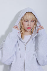 FLEECE ZIP HOODIE 15.5oz（裏起毛スウェットジップパーカー15.5オンス）  9160