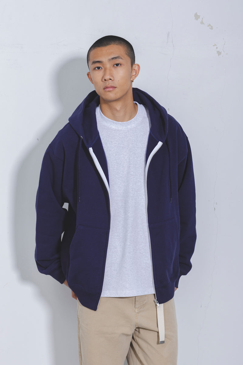 FLEECE ZIP HOODIE 15.5oz（裏起毛スウェットジップパーカー15.5オンス）  9160