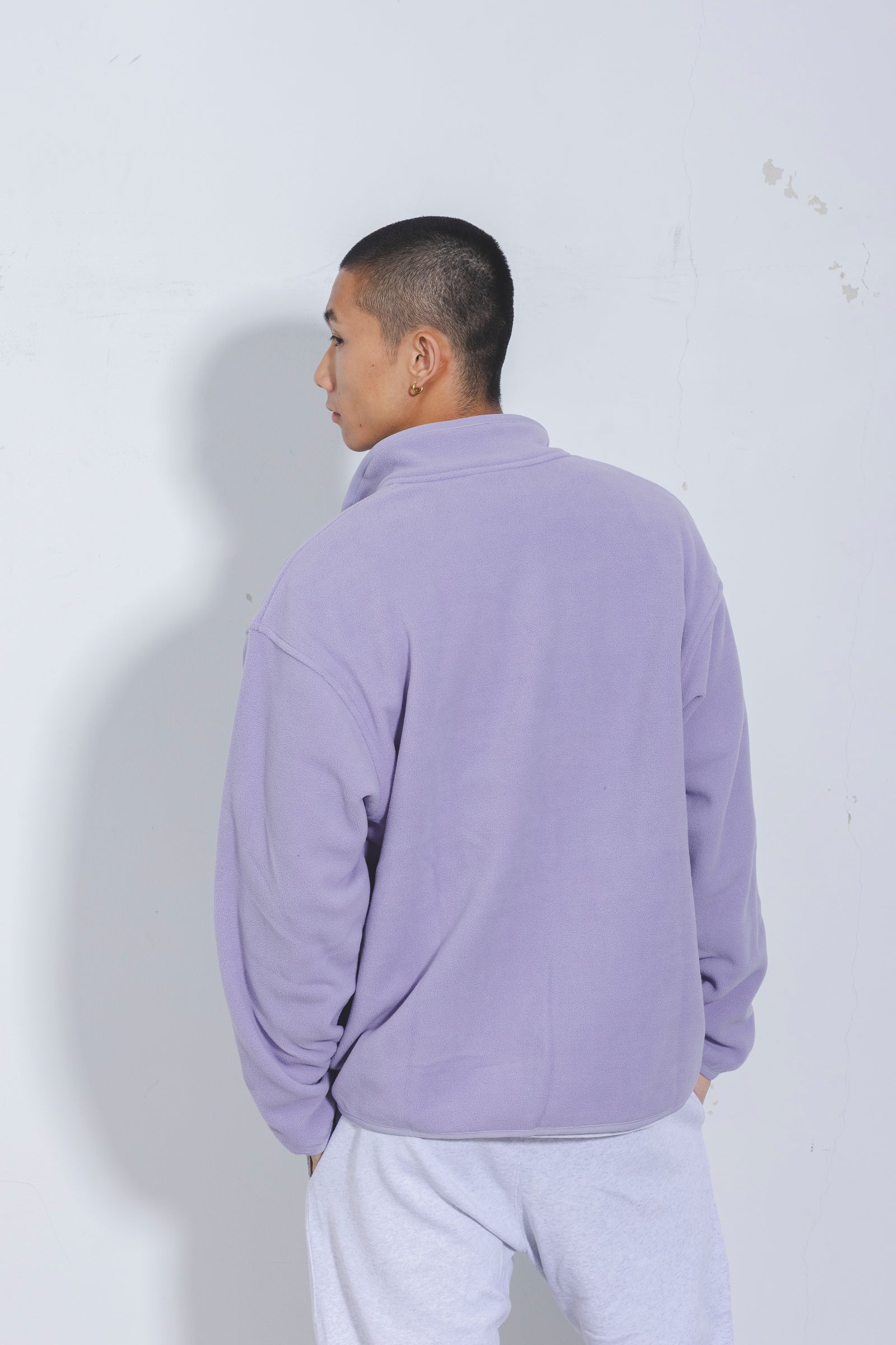 DOUBLE PILE FLEECE HALF ZIP PULLOVER（ダブルパイルフリースハーフ