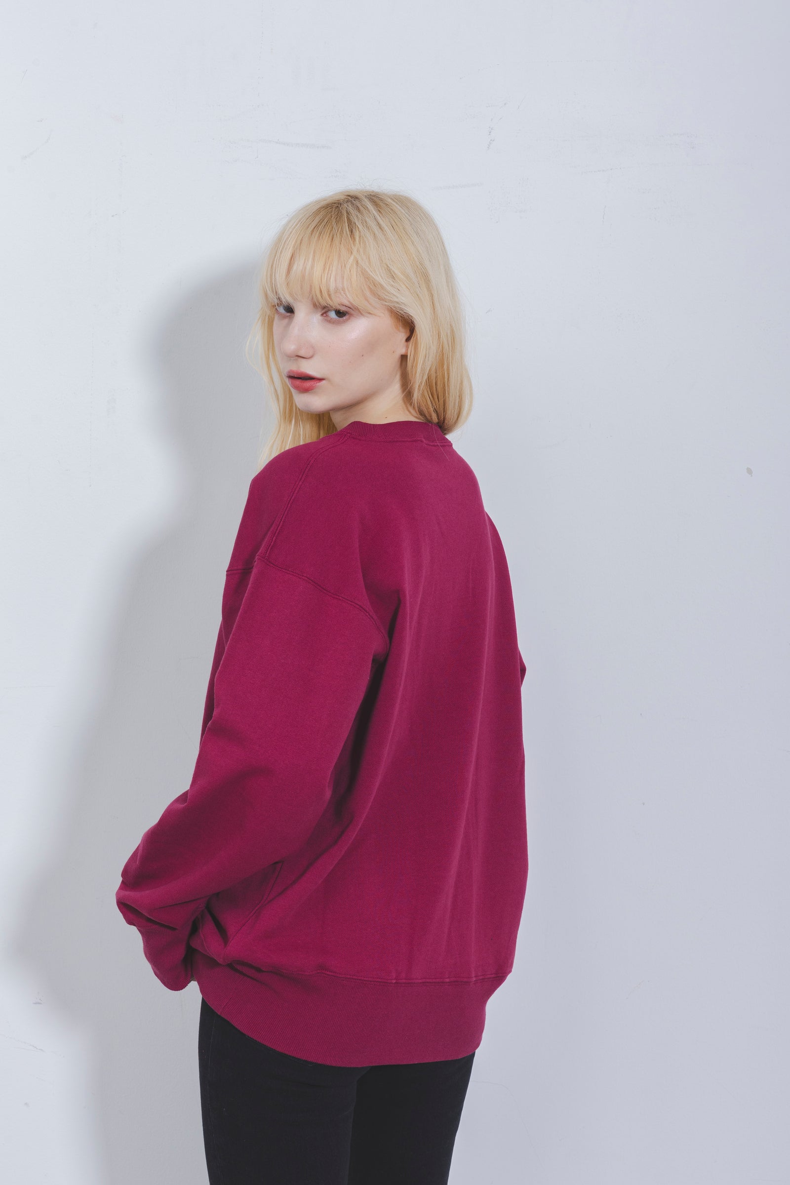 GOAT CREW NECK SWEAT 13.5oz（裏パイルクルーネックスウェット13.5