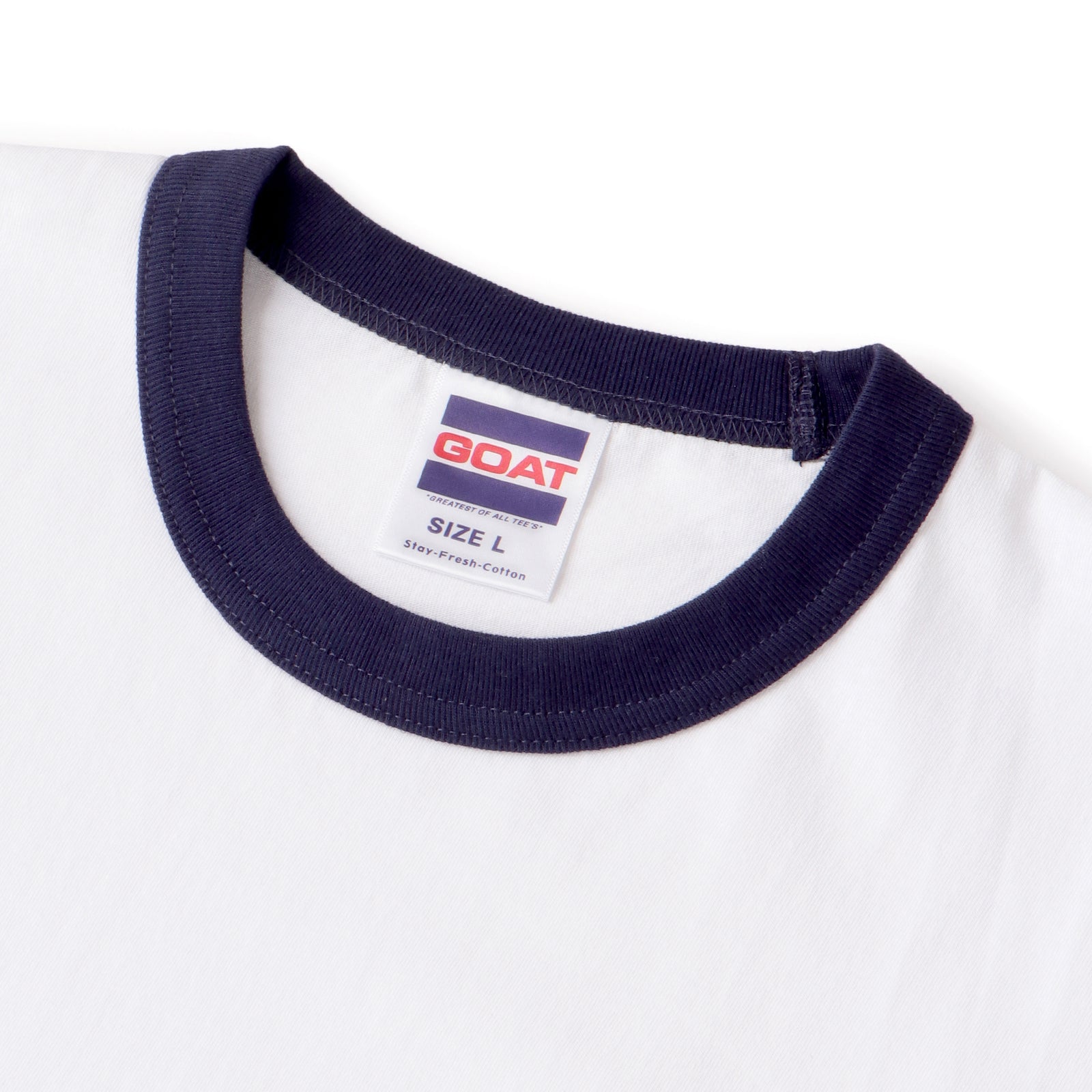 GOAT SHORT SLEEVE RINGER TEE 7oz（半袖リンガーTシャツ7オンス
